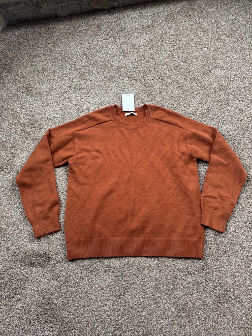 Staccato Rust Orange Crewneck Sweater